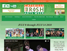 Tablet Screenshot of catskillsirishartsweek.com